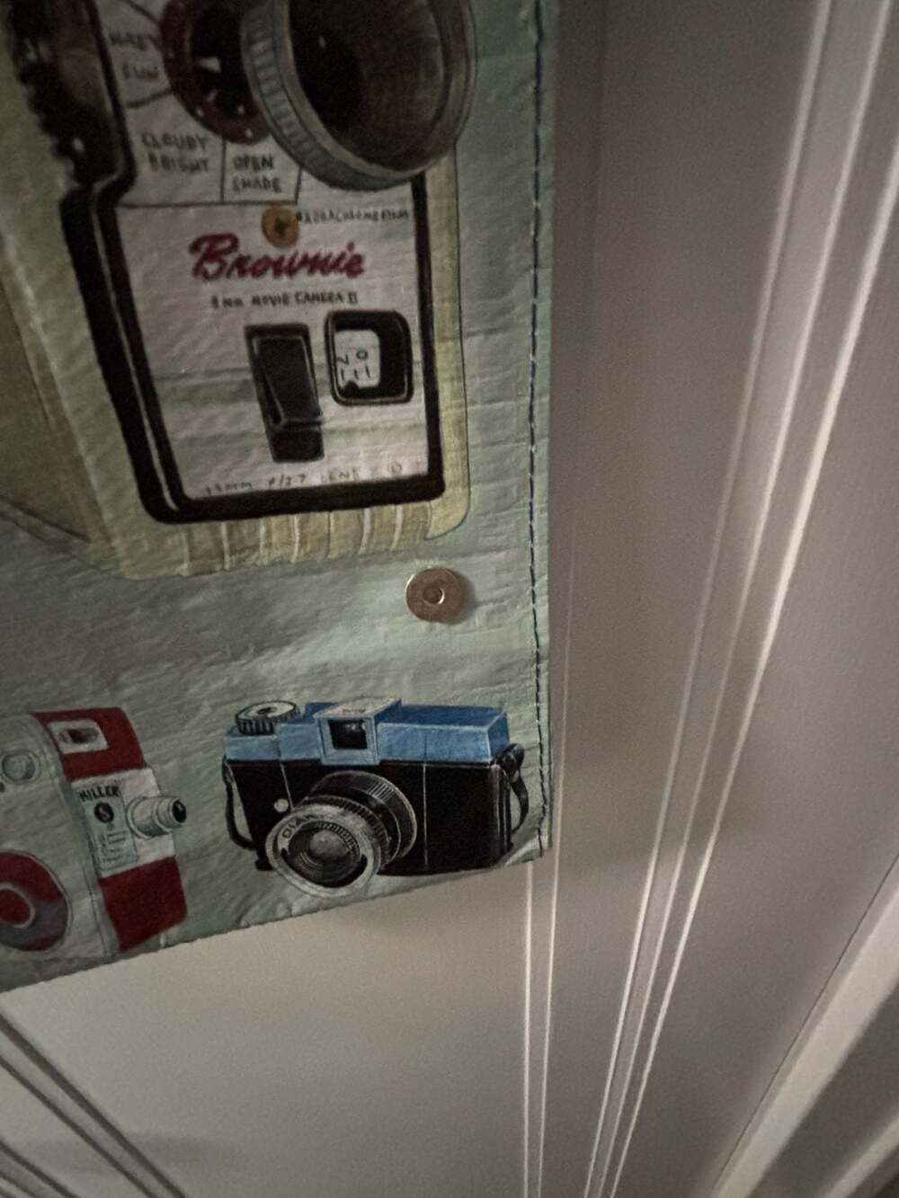 Blue Q Camera Print Messenger Bag - Picture 2 of 7